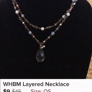 WHBM layered necklace